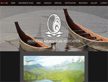 Tablet Screenshot of aboriginalaquaculture.com